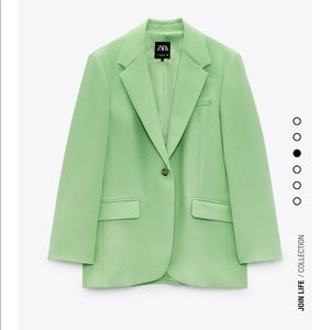 Never worn green Zara blazer!